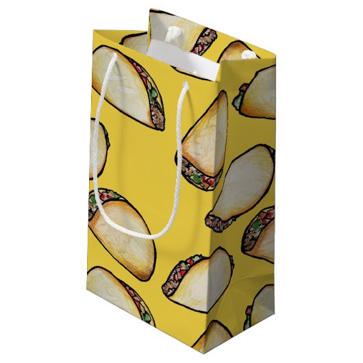 Tacos Klein Cadeauzakje (Achterkant Gekanteld)