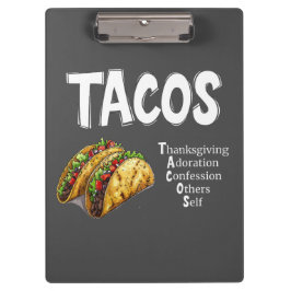 TACOS-klembord voor gebed Klembord