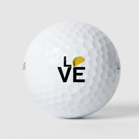 TACOS LOVE GOLFBALLEN (Voorkant)