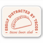 Taco's lover club sticker (Voorkant)