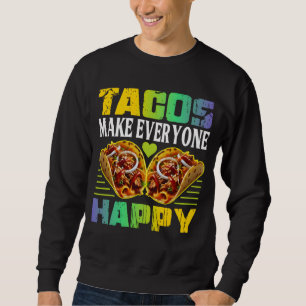 taco's maken iedereen blij trui