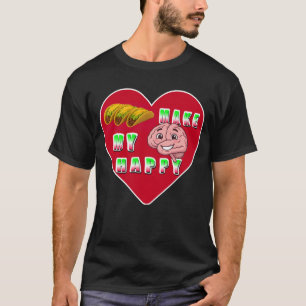 Taco's maken mijn brein gelukkig t-shirt
