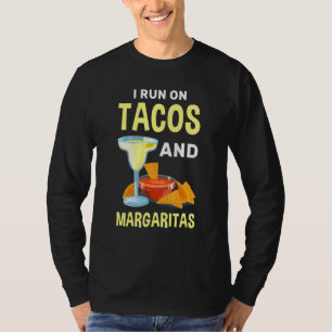Tacos Margaritas Tortillas Cocktails Mexicaans ete T-shirt