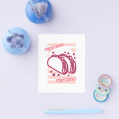 Taco's Mexicaans eten grap Flyer (Enkel)