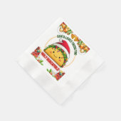 Tacos Mexican Food Christmas Pet Xmas Servet (Hoek)