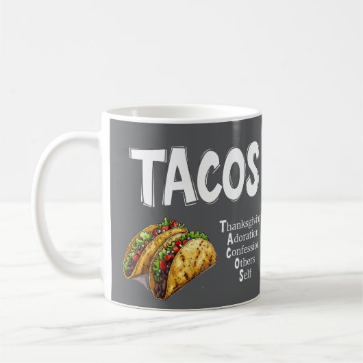 TACOS-Mok voor gebed Koffiemok (Links)