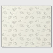 Tacos, Nachos en Chilies Sketchy Food Cadeaupapier (Vlak)