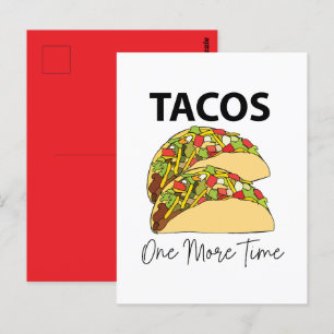 Tacos Nog Een Keer Mexicaans Eten Taco Briefkaart