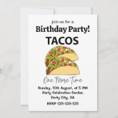 Taco's nog een keer Mexicaans eten Taco Verjaardag Kaart (Voorkant)
