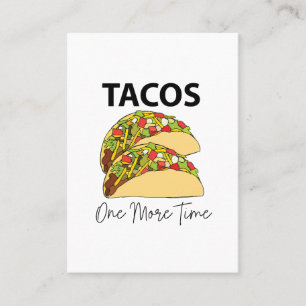 Tacos Nog Een Keer Mexicaans Eten Taco Visitekaartje