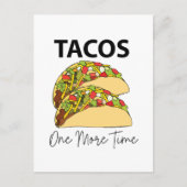 Taco's nog een keer Mexicaanse eten Taco Briefkaart (Voorkant)