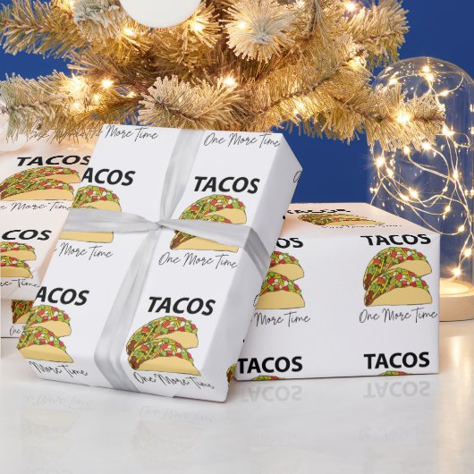 Taco's nog een keer Mexicaanse eten Taco Cadeaupapier (Feestdagen)