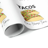 Taco's nog een keer Mexicaanse eten Taco Cadeaupapier (Rol Hoek)