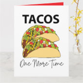 Taco's nog een keer Mexicaanse eten Taco Kaart (Gele Bloem)