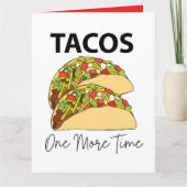 Taco's nog een keer Mexicaanse eten Taco Kaart (Voorkant)