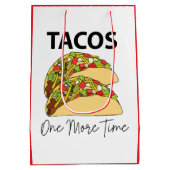 Taco's nog een keer Mexicaanse eten Taco Medium Cadeauzakje (Achterkant)