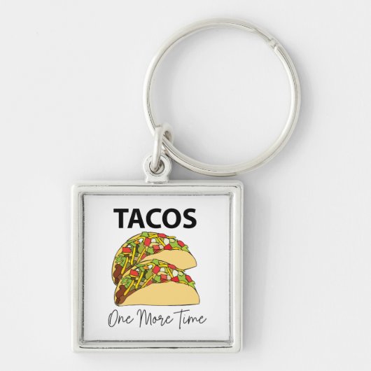 Taco's nog een keer Mexicaanse eten Taco Sleutelhanger (Voorkant)