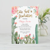 Taco's over een Afstuderen uitnodiging (Staand voorkant)