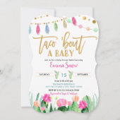 Taco's over een Baby shower Fiesta-uitnodiging Kaart (Voorkant)