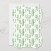 Taco's over een Baby shower Fiesta-uitnodiging Kaart (Achterkant)