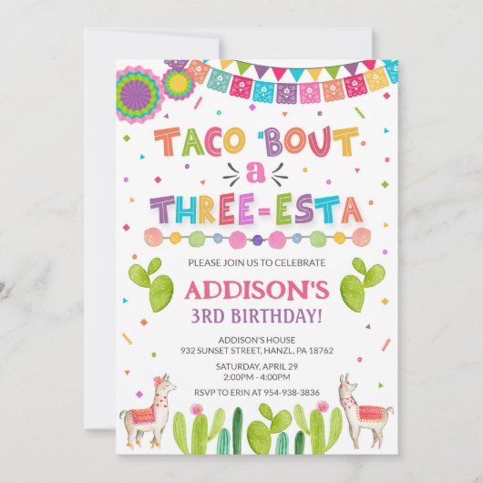 Taco's over een uitnodiging van drie Esten op zate (Voorkant)