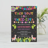 Taco's over een uitnodiging van drie Esten op zate (Staand voorkant)