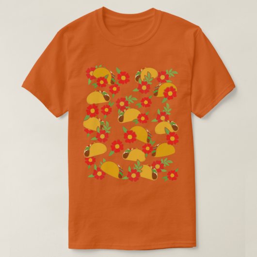 Tacos overal t-shirt (Design voorkant)