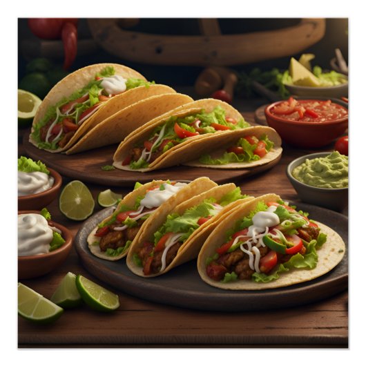 Tacos Perfect Poster (Voorkant)