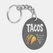 TACOS Prayer Acryl Sleutelhanger (Voorkant Links)