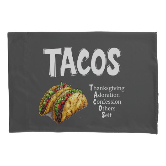 TACOS Prayer Kussensloop (Voorkant)