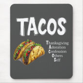 TACOS Prayer Mousepad Muismat (Voorkant)