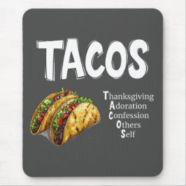 TACOS Prayer Mousepad Muismat