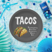 TACOS Prayer Paper-Bord Papieren Bordje (Feest)