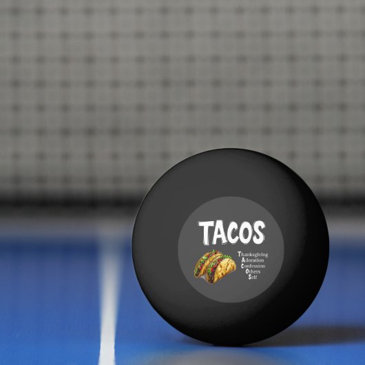 TACOS Prayer Ping Pong Ball (Net)