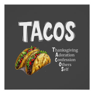 TACOS Prayer Poster