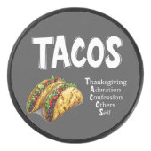 Tacos Prayer Puck (Voorkant)