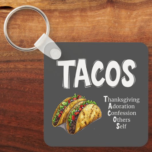 TACOS Prayer Sleutelhanger (Voorkant)