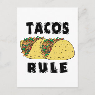 Tacos-regel Briefkaart