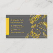 Tacos & Sandwiches Restaurant Visitekaartje (Voorkant)