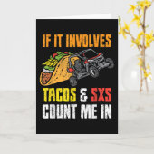 Tacos & SxS Four Wheeler Quad Off-Roading UTV ATV Kaart (Gele Bloem)