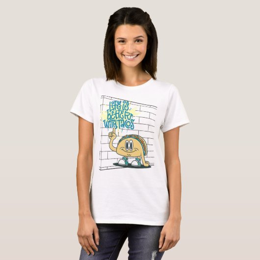 tacos t-shirt (Voorkant volledig)