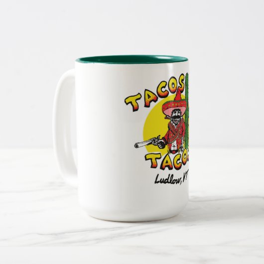 Tacos Tacos 15oz Mok (Voorkant links)