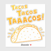Tacos Tacos Sticker (Vel)