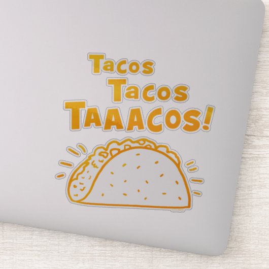 Tacos Tacos Sticker (Detail)
