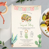 Tacos & Teethers Meisje Baby shower Fiesta Kaart
