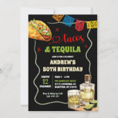 Tacos Tequila 50e volwassen Spaanse verjaardag Fie Kaart (Voorkant)