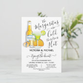 Tacos Tequila & Beer Engagement Party Fiesta Kaart (Staand voorkant)