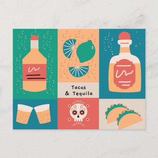 Tacos & Tequila Briefkaart (Voorkant)