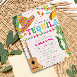 Tacos Tequila Fiesta Mexicaans Vrijgezellenfeest v Kaart