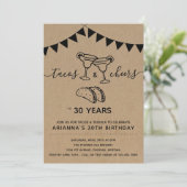 Tacos & Tequila Margarita Birthday Party - Elke le Kaart (Staand voorkant)
